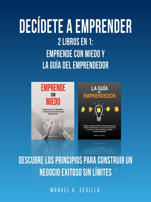 Title details for Decídete a emprender by Manuel K. Sevilla - Available